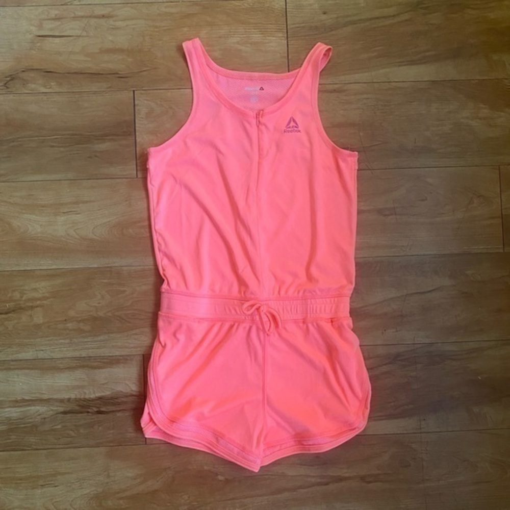 New Reebok girls athletic romper sz L(12)